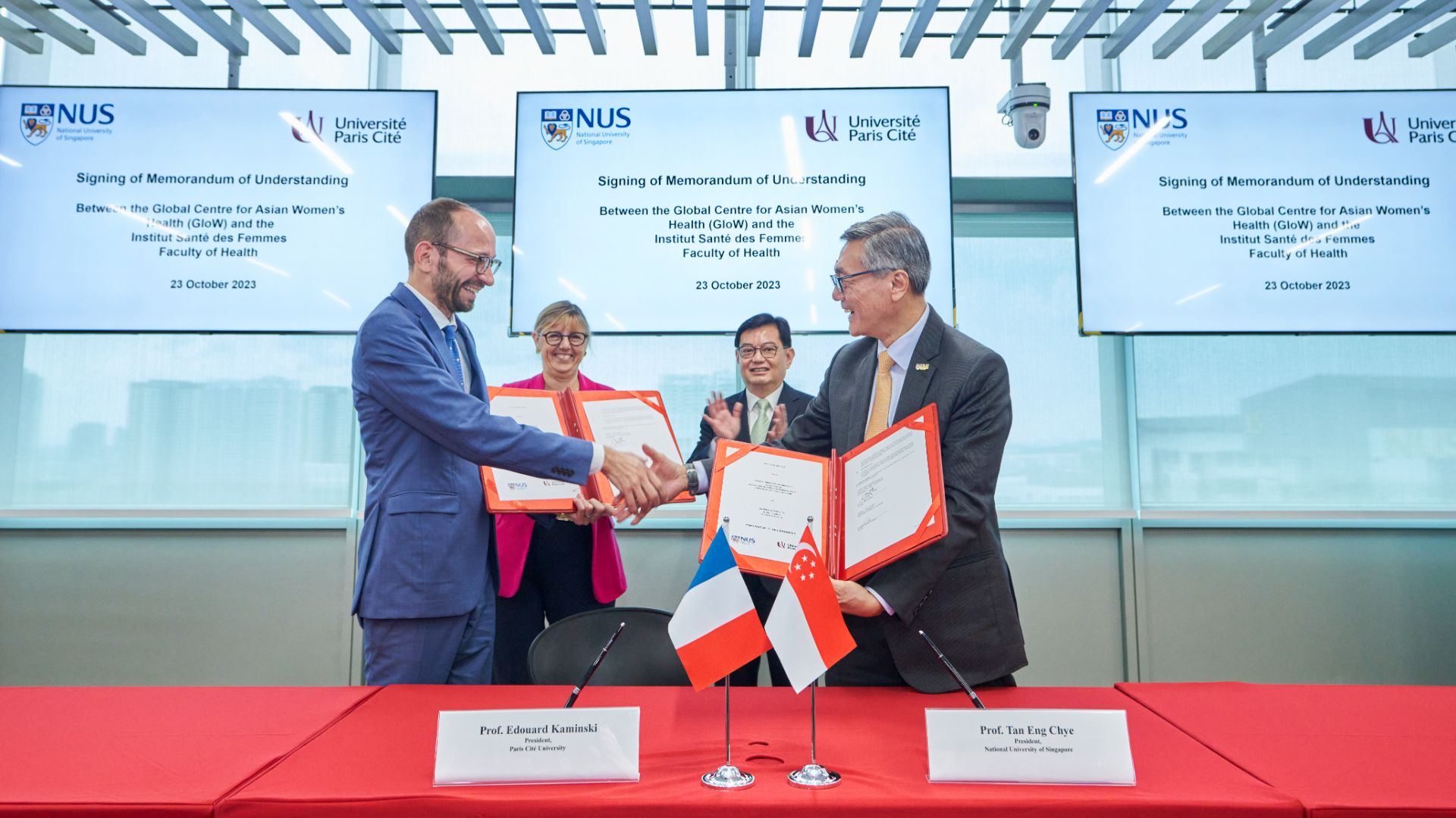 NRF Singapore and France MOU 0048